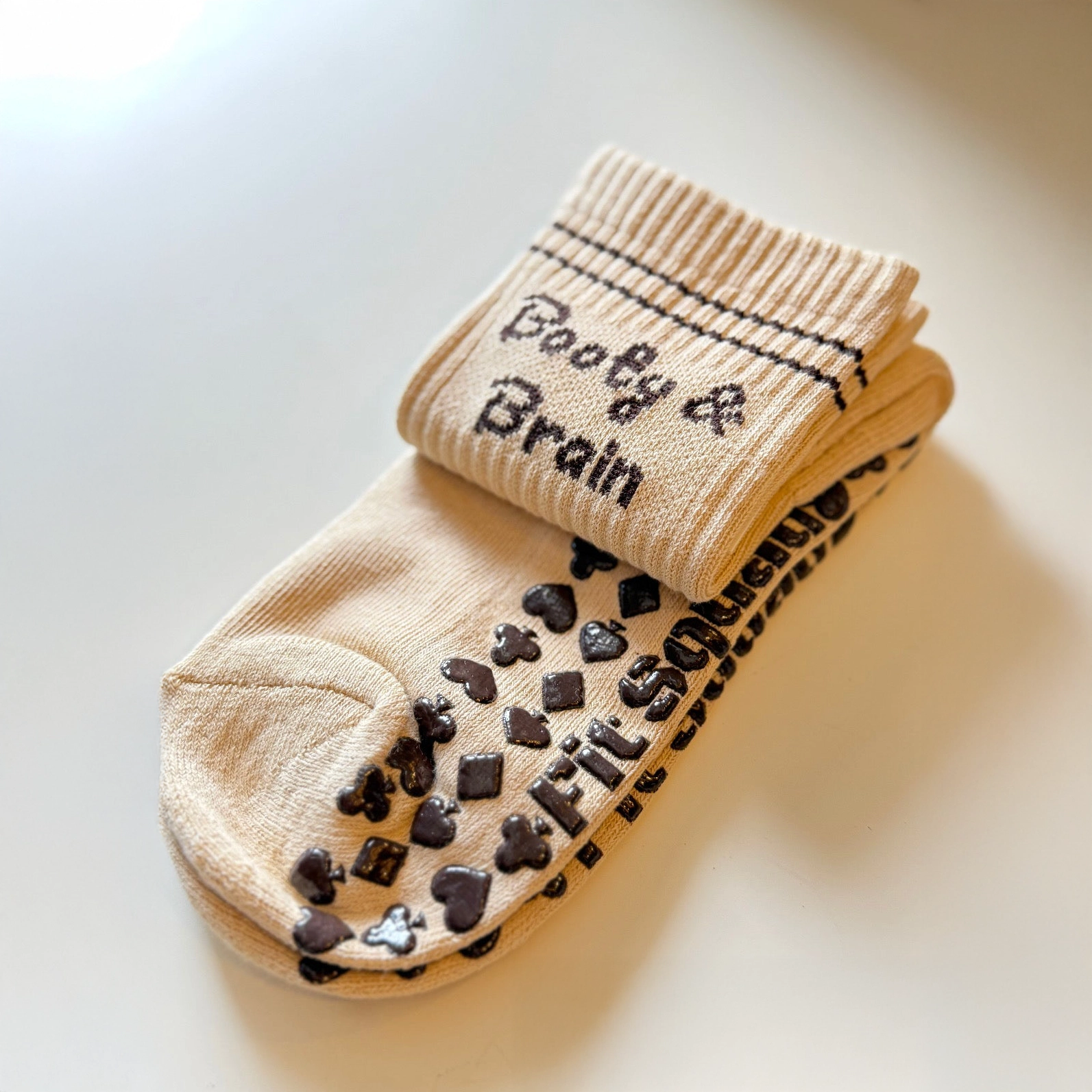 Booty & Brain - Cards Grip Socks