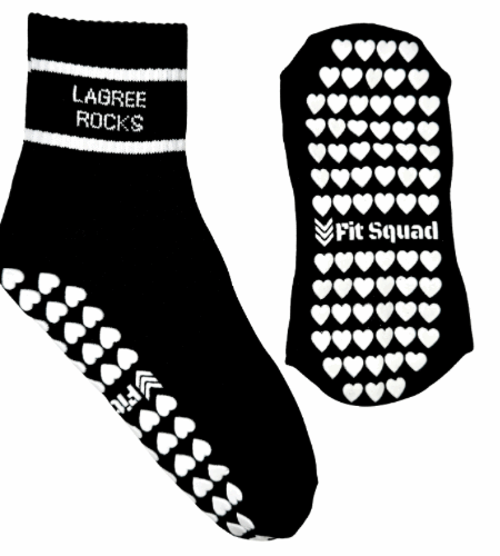 Lagree Rocks- Grip Socks