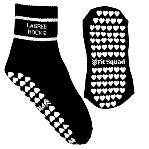 Lagree Rocks- Grip Socks